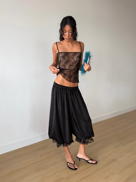 Sheer Lace Cami Top