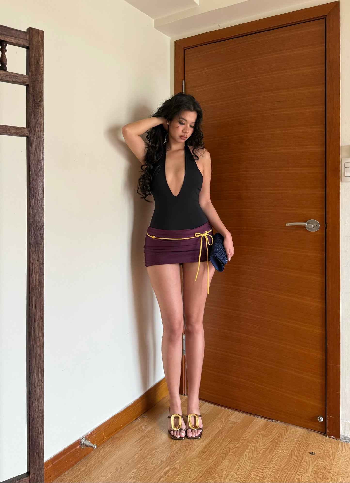 Signature Mini Skorts - Plum