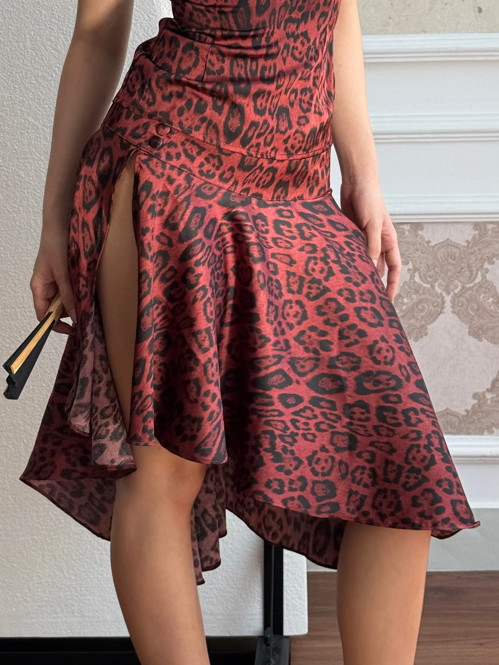 Leopard Midi Skirt