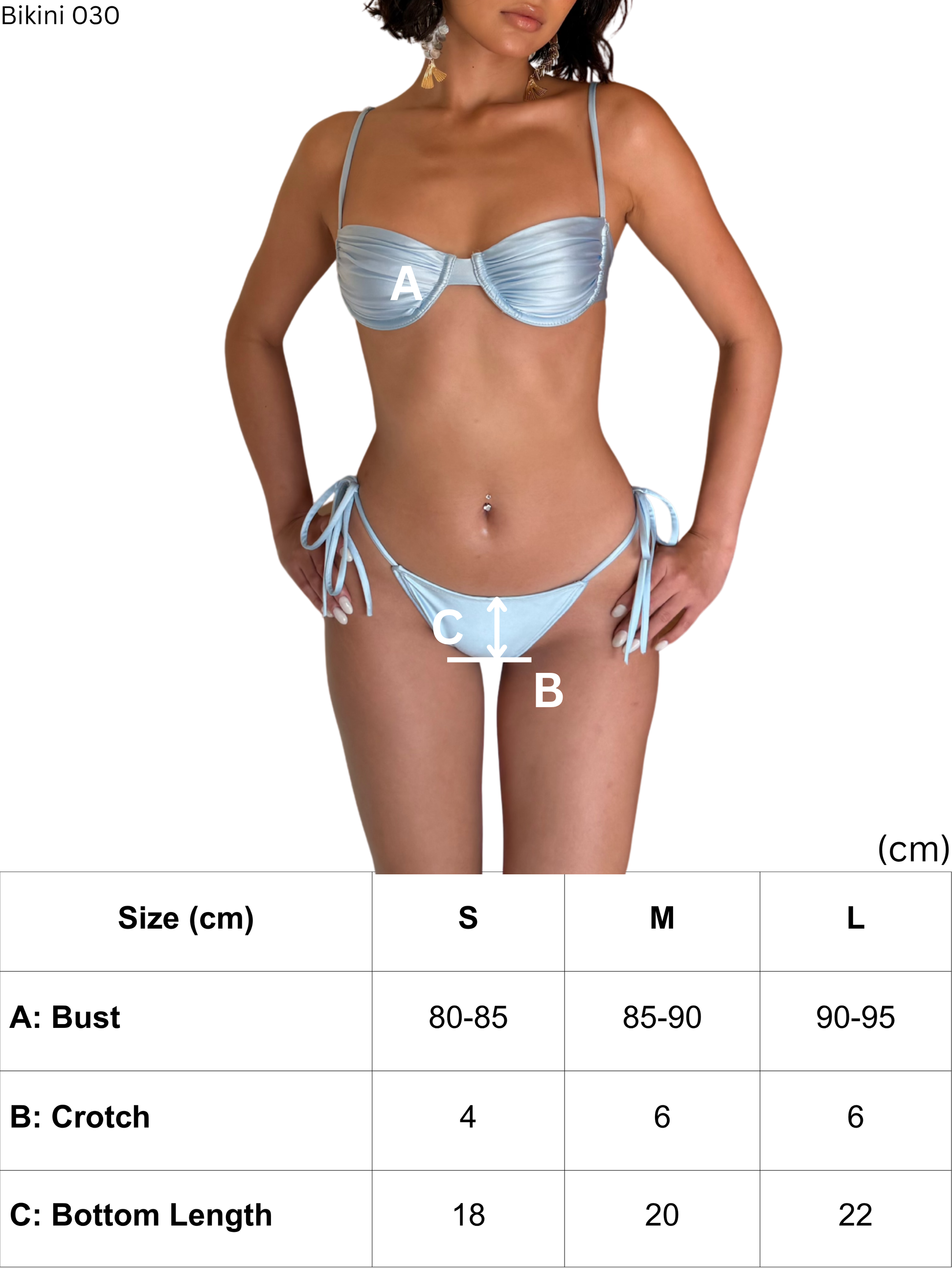 Bikini 030 Comfort Blue