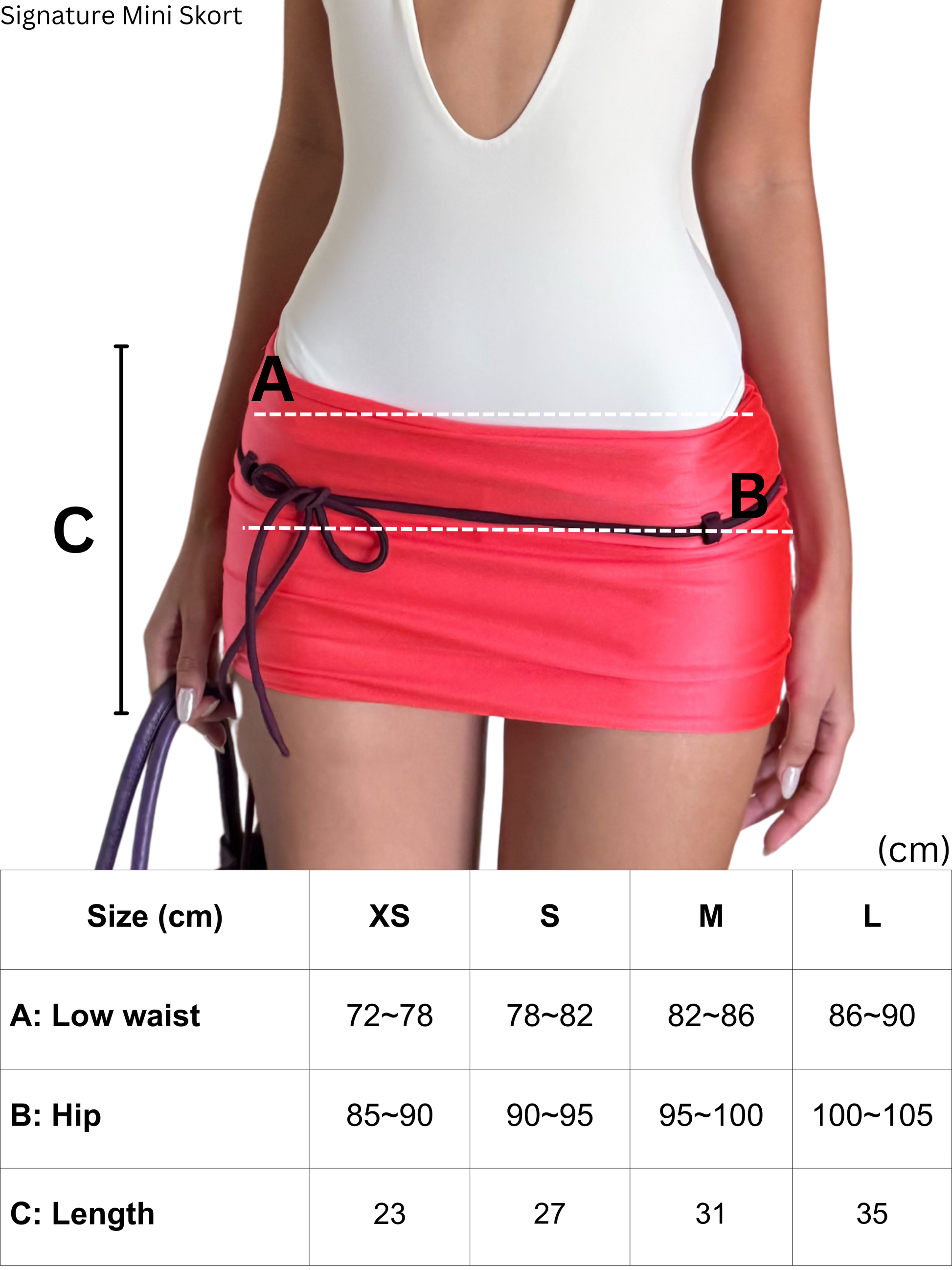 Signature Mini Skorts - Neon Coral