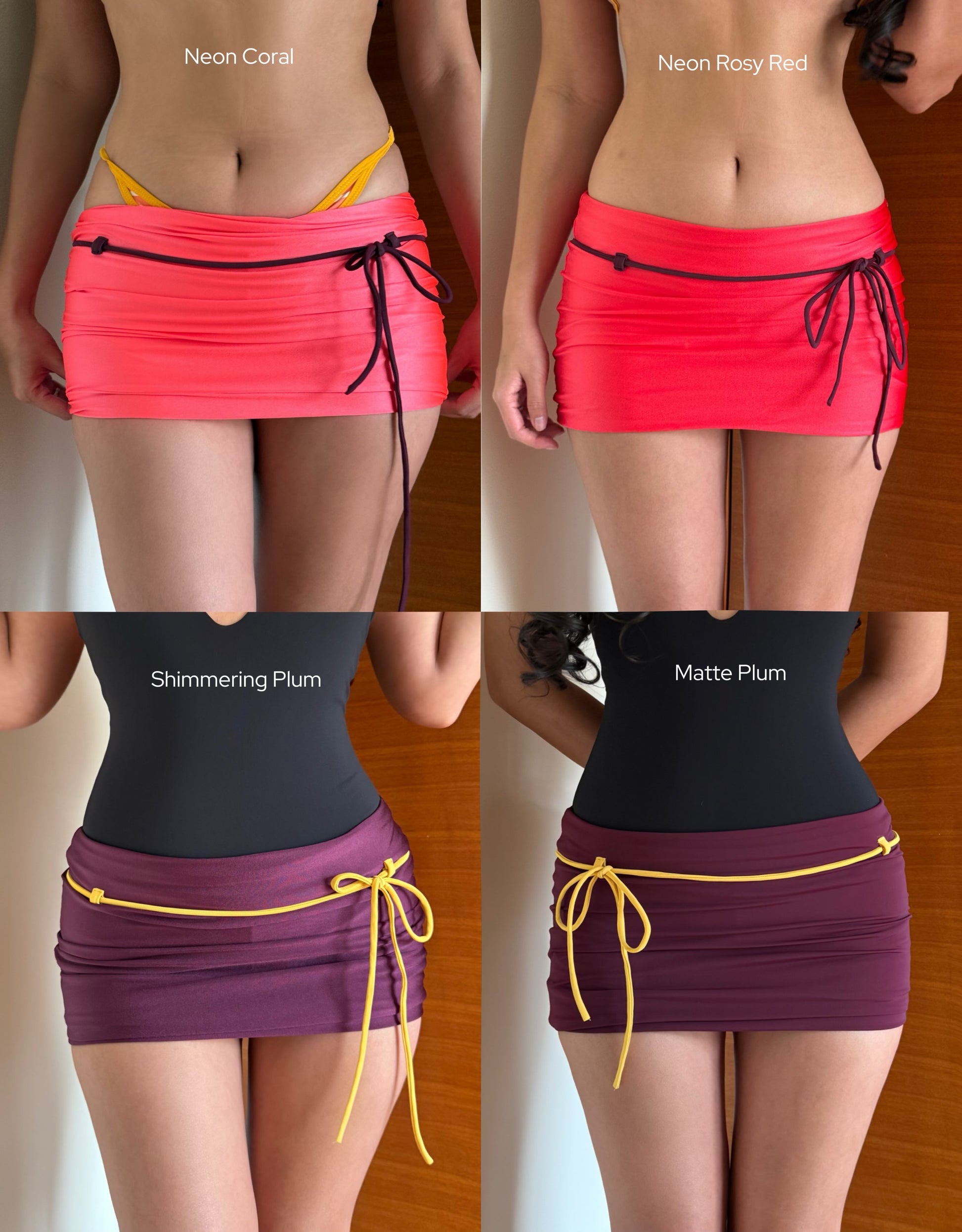 Signature Mini Skorts - Plum