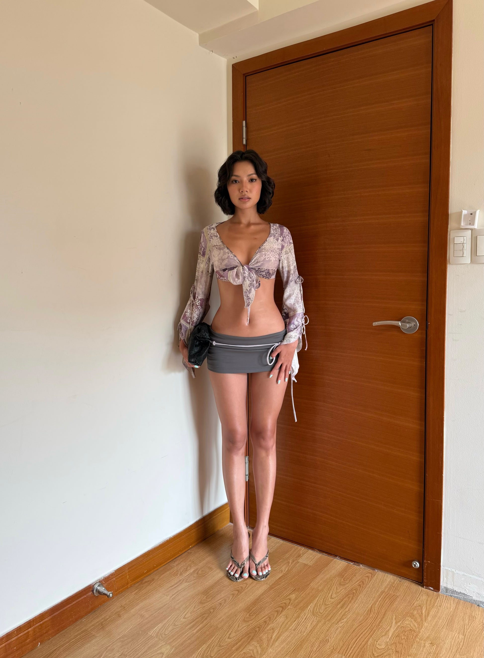 Offline Muse Tie Top - Lilac