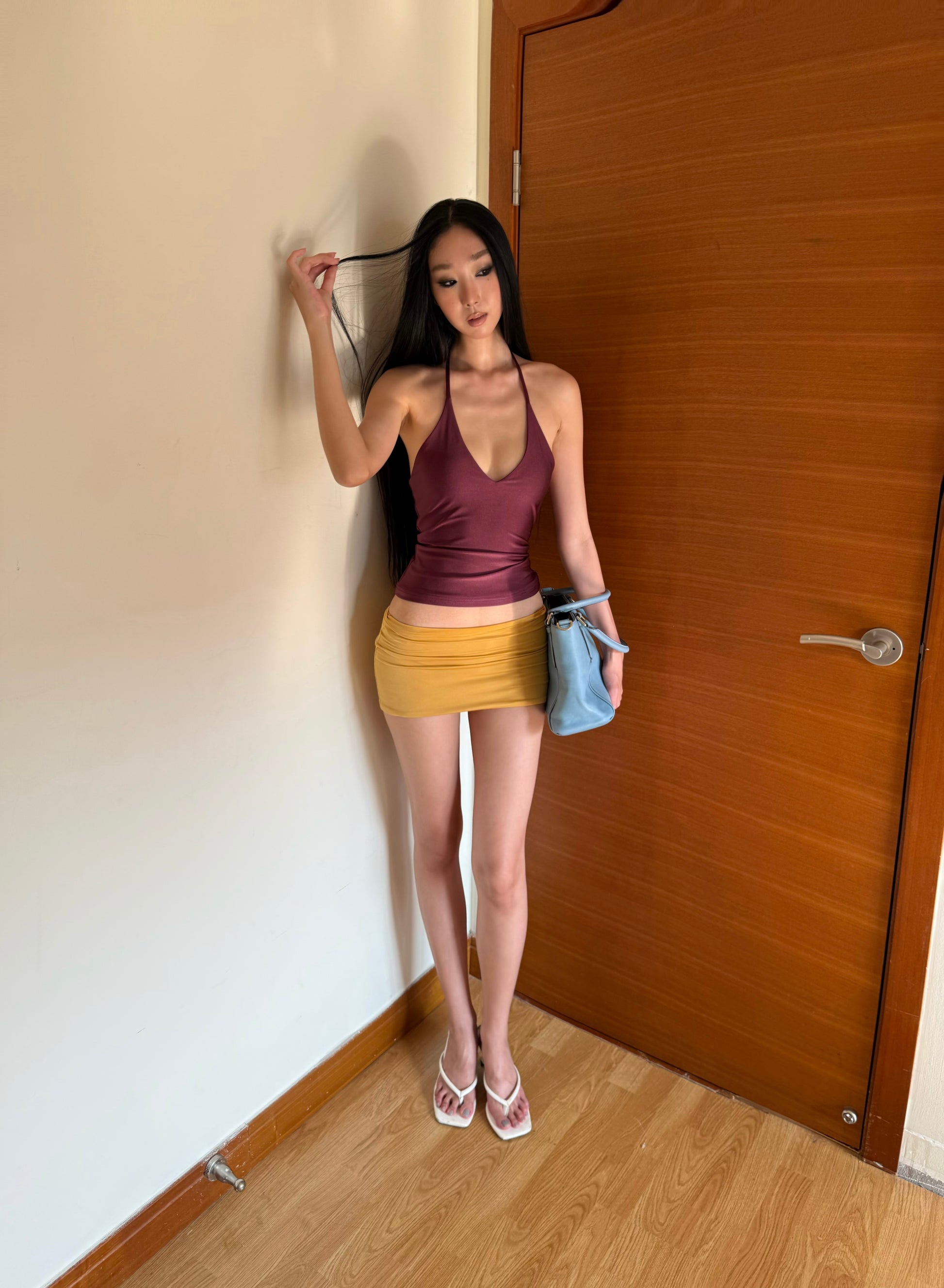 Butter Mini Skorts - Yellow