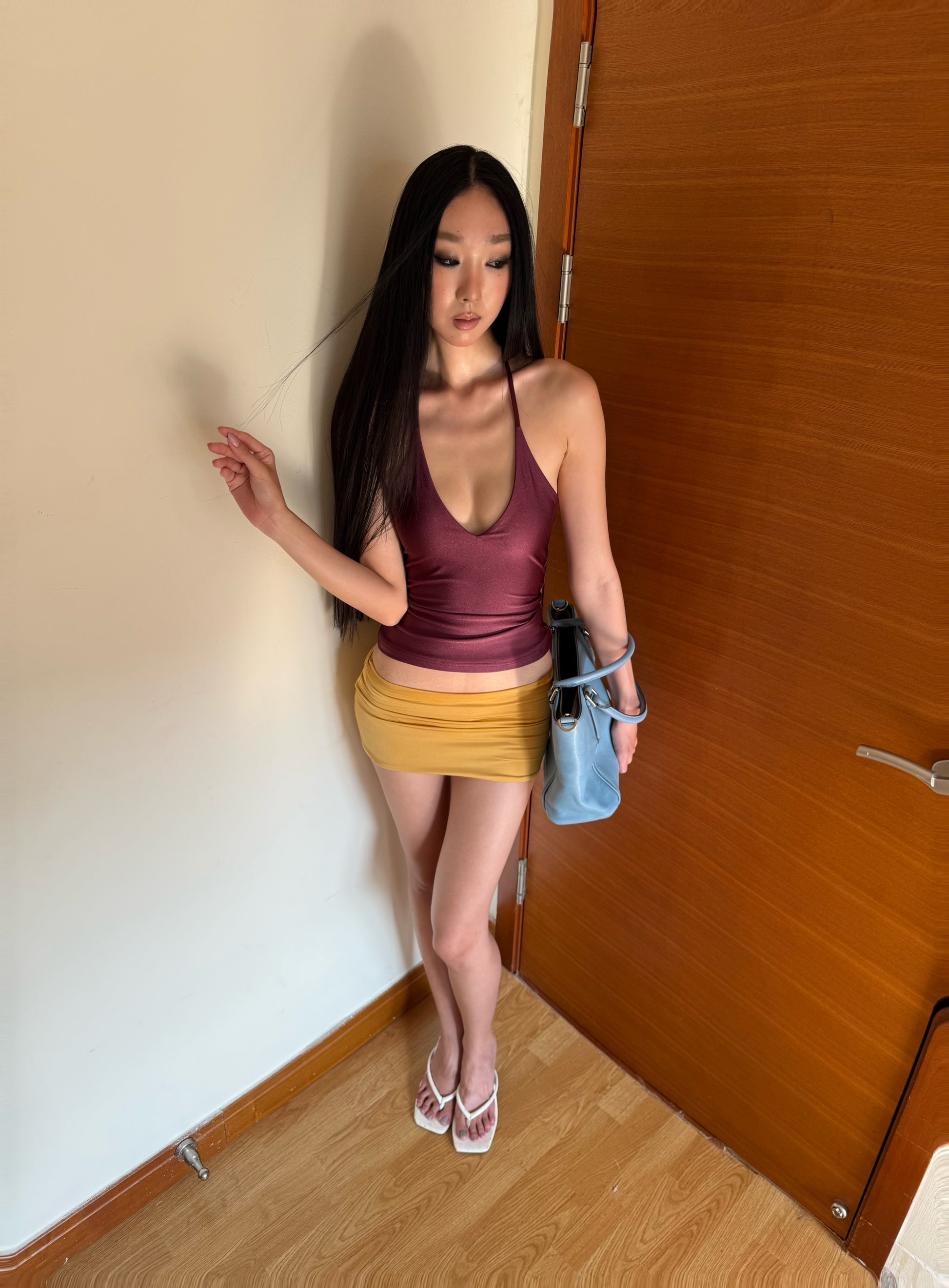 Butter Mini Skorts - Yellow