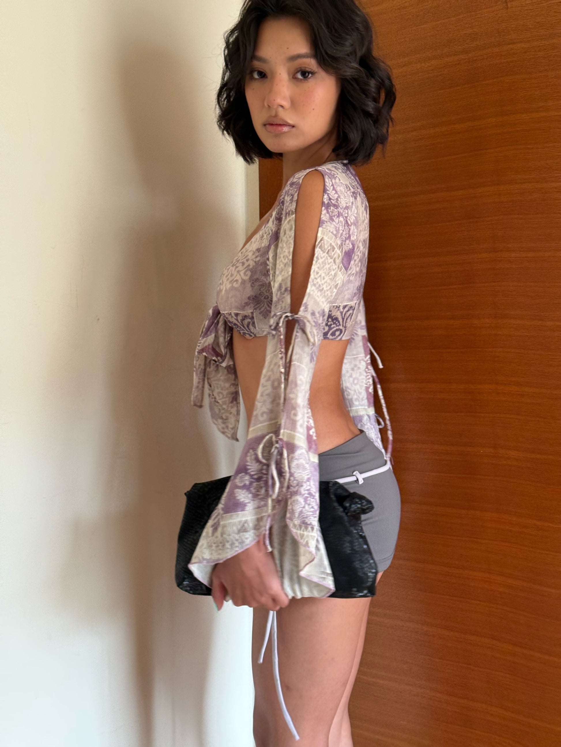 Offline Muse Tie Top - Lilac