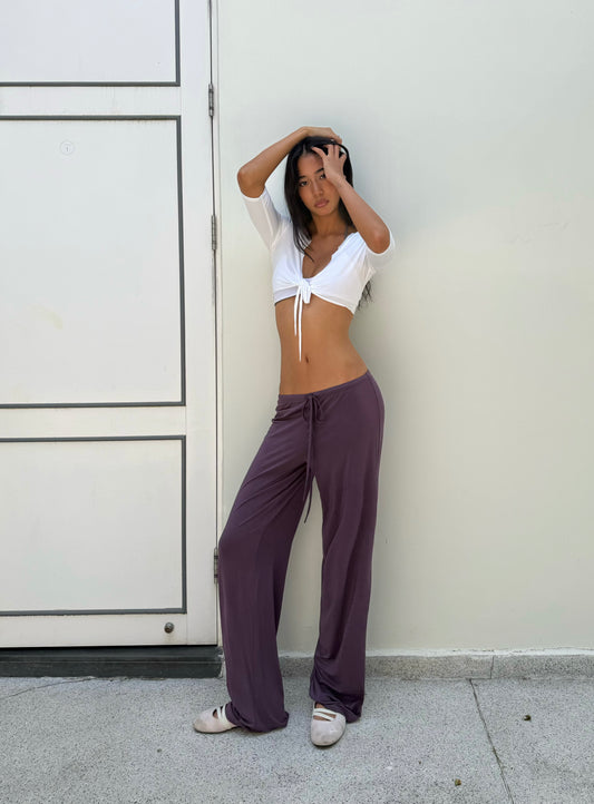 Modal So Comfy Pants - Plum