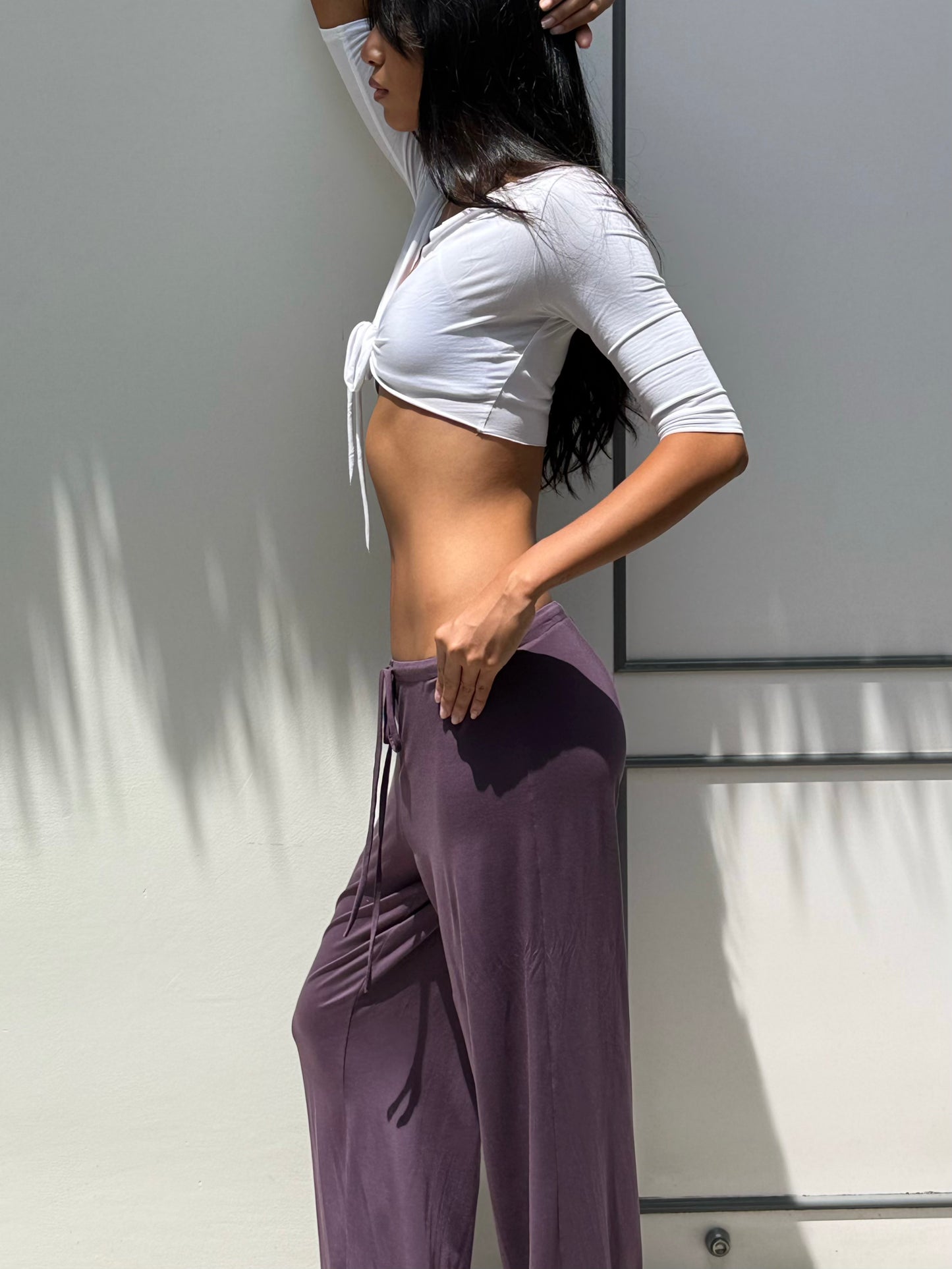 Modal So Comfy Pants - Plum